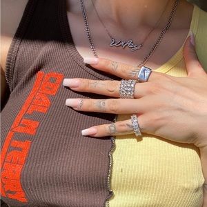 Amy shehab wifey necklace